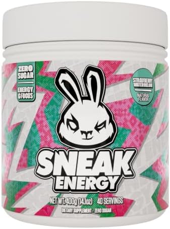 SNEAK Energy Drink Powder | Strawberry Watermelon | 40 Servings
