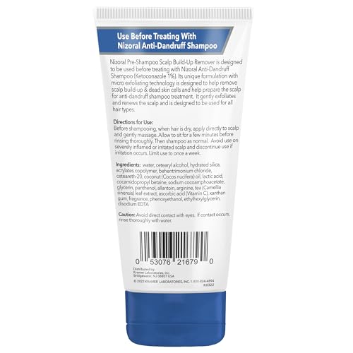 image for Nizoral Pre-Shampoo Scalp Build-Up Remover - Exfoliates and Renews Hel