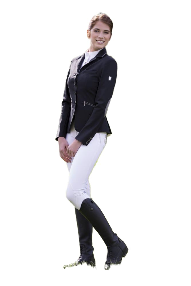 Veste softshell de compétition femme noire équitation Equi-Theme