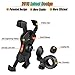 visnfa New Bike Phone Mount Anti Shake and Stable 360° Rotation Bike Accessories for Any Smartphone GPS Other Devices Between 3.5 and 6.5 inches (Black)