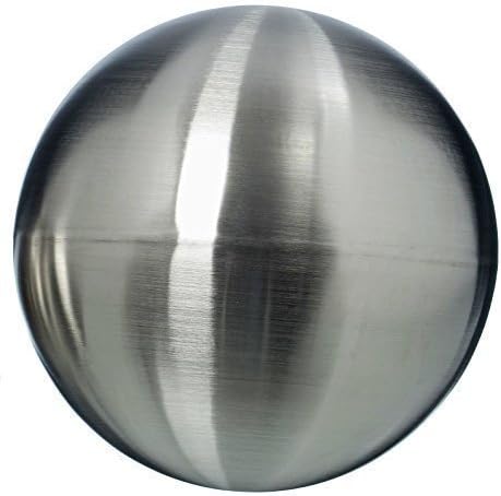 Immo Ingenious Garden Gazing Ball 'Galaxy' - Matt Stainless Steel Silver Floating Ball - Metal Decorative Ball - 10.63"