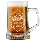 Jarra de Cerveza Personalizada MEJOR PADRE. Regalo Grabado y Personalizado para Hombre o Mujer. Detalle para Celebraciones Cumpleaños Aniversario Día de la Madre Jubilación. Detalle Grabado y Personalizado con el nombre que usted quiera. Grabado realizado con láser, personalizado tallado en el cristal que es imposible de quitar. Regalo Práctico, Elegante, Divertido, Obsequio Novedoso y Original. Jarra de Cristal de 520 Ml de capacidad. ENVÍO GRATIS Y EN 24 HORAS