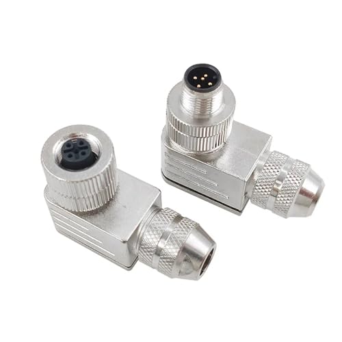 Connecteur de capteur M12 de haute précision avec insert mâle 5 broches blindé