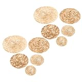 Matière naturelle : confectionnés en paille véritable, ces chapeaux apportent un charme rustique à vos créations, ajoutant une touche d'élégance champêtre à vos articles faits main. mini sombrero, mini chapeaux pour loisirs créatifs