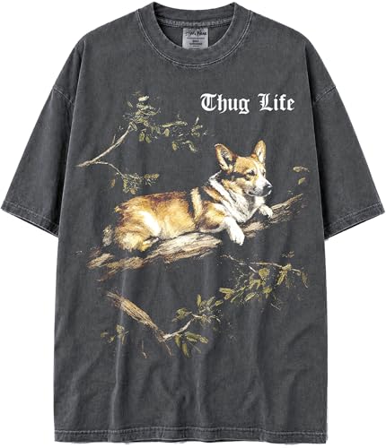 Pembroke Welsh Corgi U.S.A. MAX-Heavyweight Shaka Wear Oversized 7.5oz Tshirt