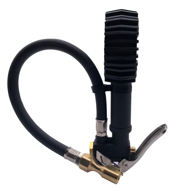 Image of Digital Tire Pressure Inflator /Gauge, 200 PSI Air Chuck, 4 Measurement Units, Batteries, Teflon, 1 /4NPT Included