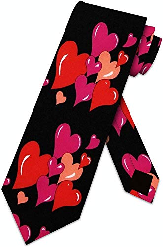 Three Rooker Hearts Ties Valentines Necktie Mens Heart Grouped #TOP14