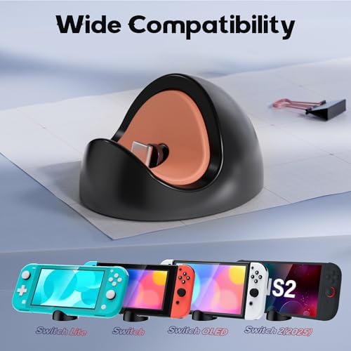 Gorixer Switch Charging Dock for Nintendo Switch 2/1/Lite/OLED - 1