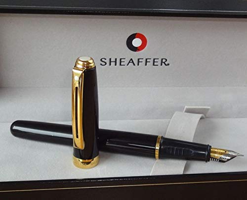 Cross Sheaffer Executive Companion Black Lacquer Signature Prelude Collection With 22Kt Gold Appointments Two Tone Fine Nib Fountain Pen #TOP1