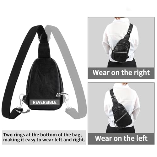 Small Sling Bag for Women Trendy Crossbody Bags Leather Fanny Packs Chest Bag Gift Sling Purse for Traveling4