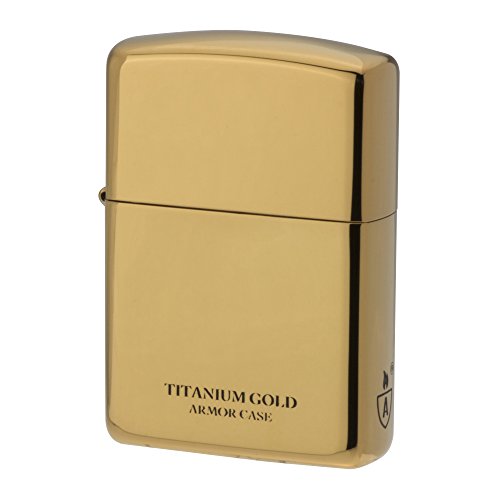 Encendedor Zippo Armor Titanium Dorado miniatura 1