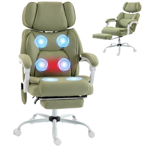 Image of HOMCOM Office Chair Computer Desk Chair, Lime Green