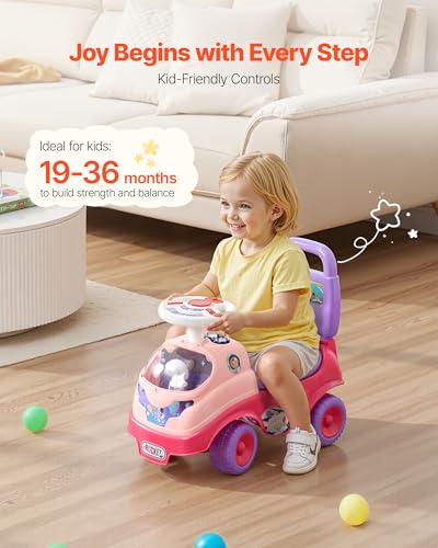 Variante de VEVOR correpasillos Rosa 19-36 meses 500×240×430 mm