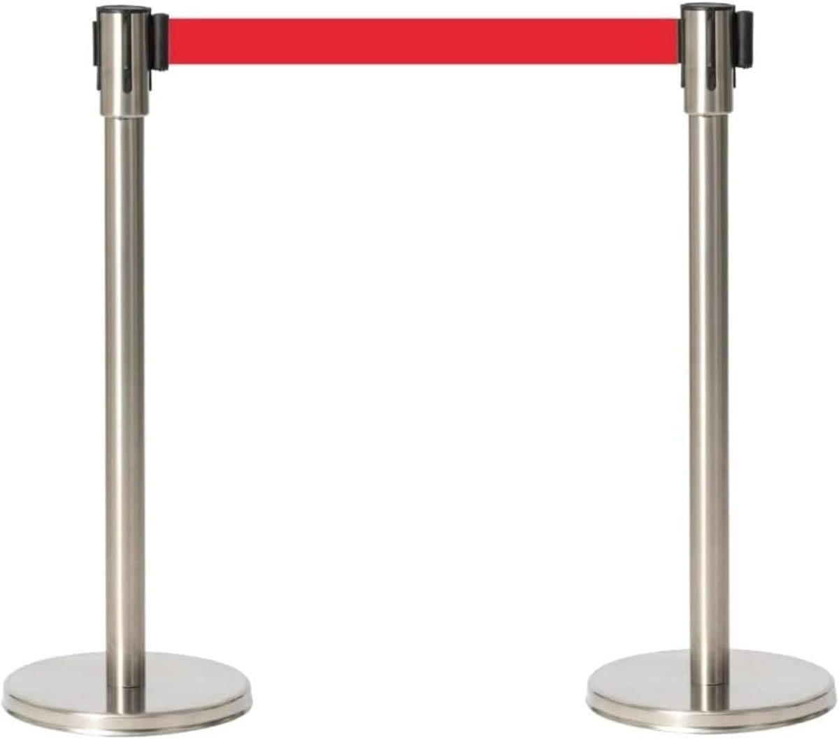 ポールパーテーション ベルト付き 4方向連結 連結パーテーション 展示会用 工事現場 スタンド付き ガイドポール 可動式 業務用 3