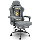 【Structure Renforcée – Métal & Acier】Cadre métallique anticorrosion et pieds en acier robuste. Résiste aux mouvements brusques. Capacité jusqu’à 150 kg. Un fauteuil gaming conçu pour durer