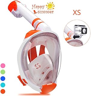 QingSong Full Face Snorkel Mask with Newest Breathing System, Give You A Natural
