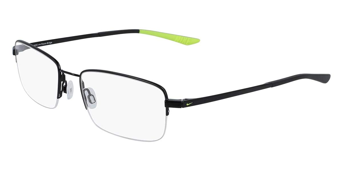 メガネ・老眼鏡 Nike with flexon NEW NIKE Flexon 4306 004 Black Eyeglasses 54/18/145 with