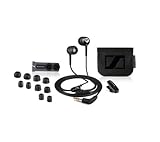  Sennheiser CX 400-II Precision Stereo-In-Ear-Kopfhörer (1,2 m Kabellänge, 3,5 mm Klinkenstecker, Earadapterset S/M/L, Tragetasche) schwarz