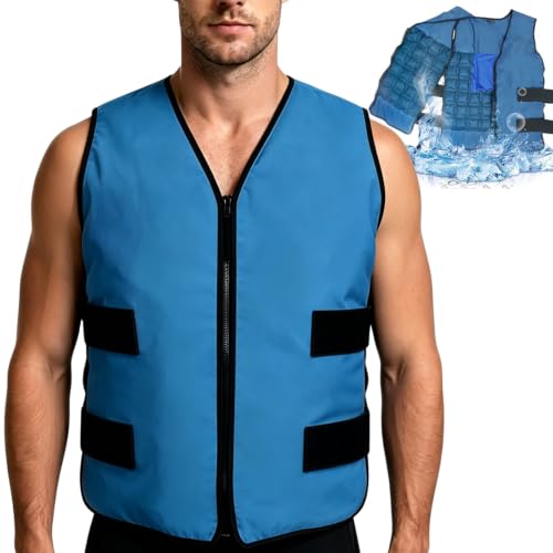 Blobuste Reusable Cooling Vest – Adjustable S‑5XL with 84 Ice Cubes for All-Day Comfort