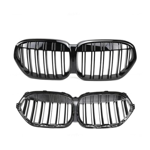 Grilles avant calandre brillante de style sport double ligne pour X1 F48 LCI