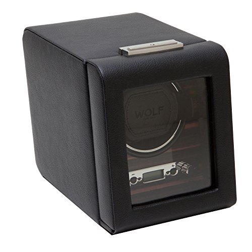 Wolf 457056 Roadster Single Watch Winder With Cover, Black #TOP4