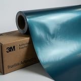3M 2080 Satin Ocean Shimmer (S327) Vinyl Wrap Film - 5Ft X15Ft - 75 Sq Ft - Dual Cast Bubble Free Air Release - Professional Automotive Vinyl