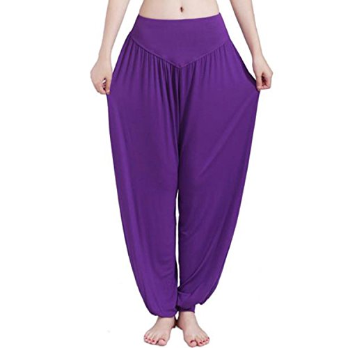 Pantalon de yoga fluide femme idéal pour la danse et le fitness