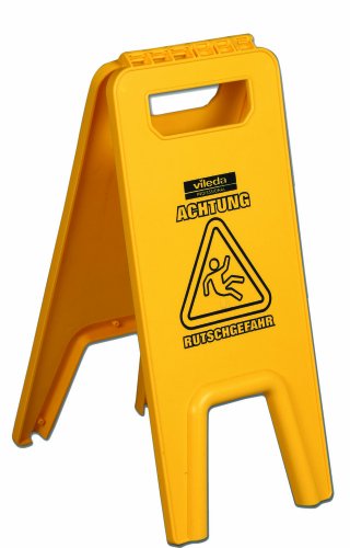 Preisvergleich Produktbild VILEDA 2029717 Warnschild 7577 gelb