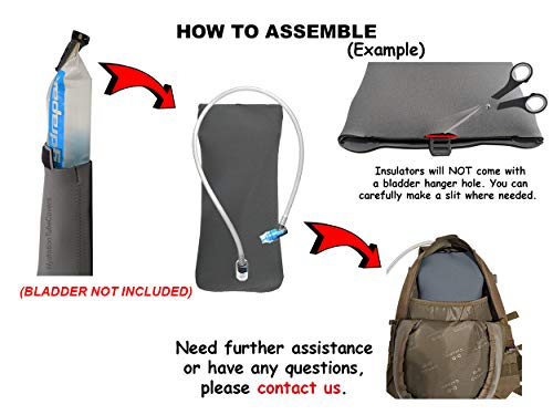 Hydration Tube Covers Bladder Insulators are Compatible with Hydrapak Water Bladder Reservoir