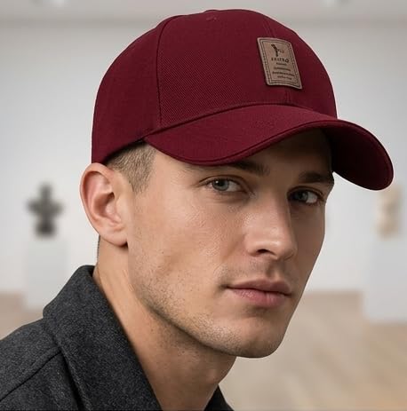 Image of rytoria Combo 3 Pcs Cap for Men and Women Unisex Cotton Caps Adjustable Strap Free Size Summer Sports Cricket Gym Dance