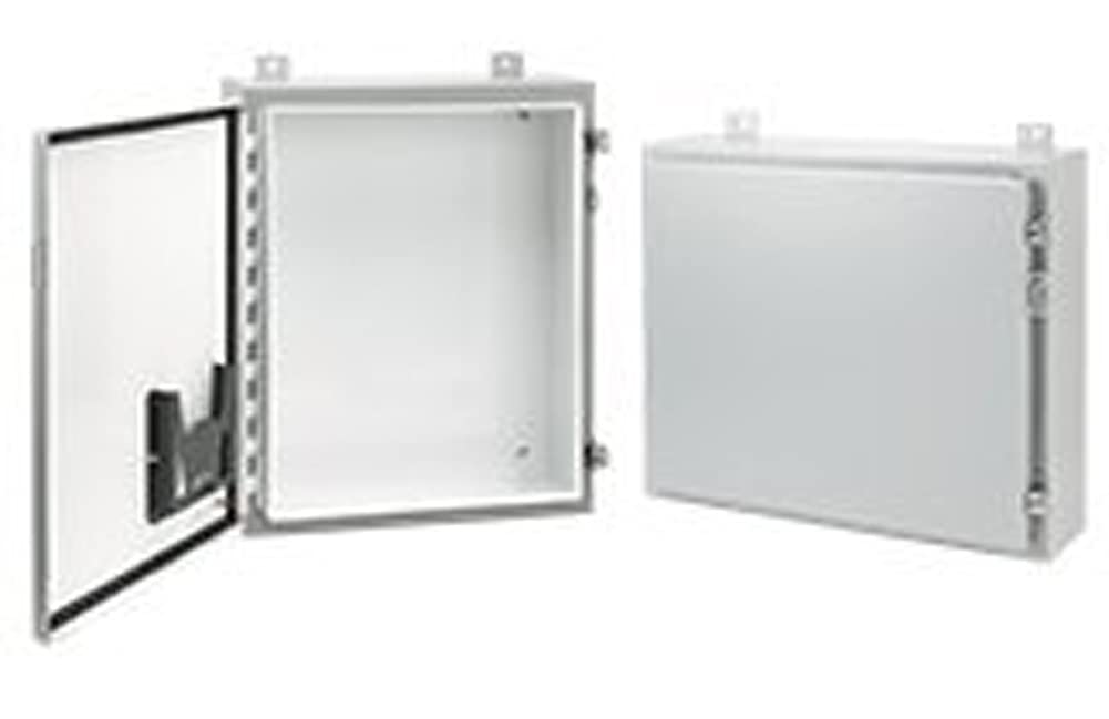 Hoffman A242412LP Wall-Mount Enclosure, NEMA 12/13, Steel, 24.00" x 24.00" x 12.00"