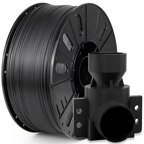 Image of IEMAI Carbon Fiber ABS Filament 1.75mm Matte Black 3KG, Enhanced-Stiffness ABS-CF 3D Printer Filament Heat & Chemical Resistant, High Dimensional Stability & Low Warpage