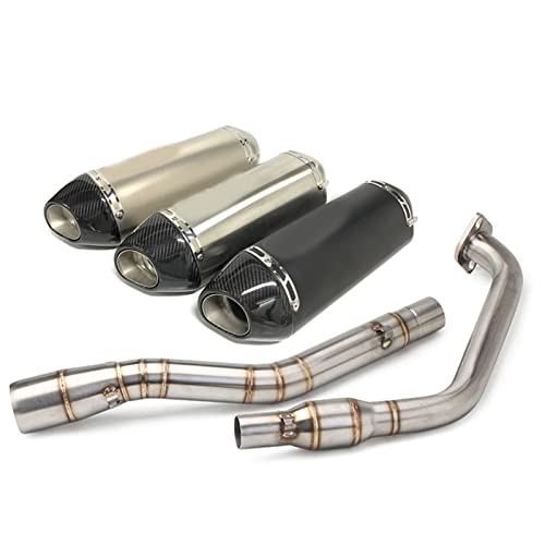 Sistema de escape completo para Yamaha R15 V3 y MT125 con tubo frontal 5