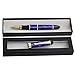 JinHao X450 Fountain Pen Luxury Set Marble Royal Blue Medium Nib Writing For Stationery Office Supplies With Pen Case