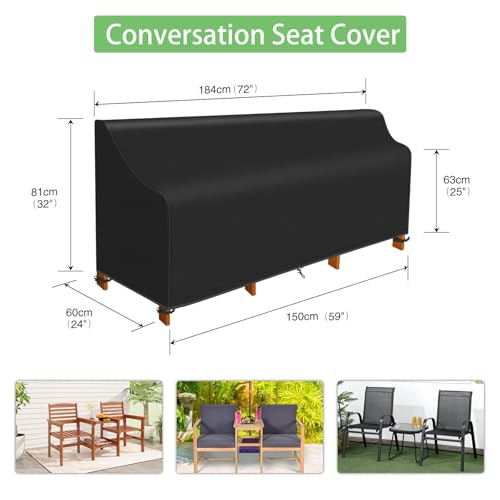 Housse pour causeuse de jardin imperméable : protégez votre terrasse - 2