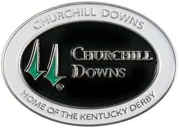 Indiana Metal Craft Churchill Downs Lapel Pin – Derby Collectible, Nickel Plated, Enamel Finish, Officially Licensed, Perfect for Race Lovers, Made in USA