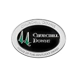 Indiana Metal Craft Churchill Downs Nickel Plated Enamel Lapel Pin