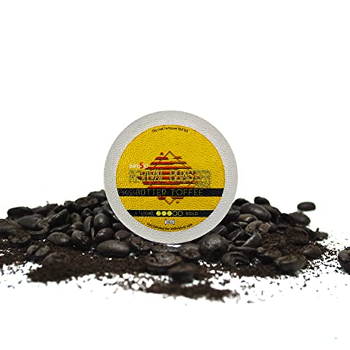 96 Count - Butter Toffee Flavored Coffee, Single Serve Coffee Pods For Keurig K Cup® Brewers - Infusio Revival Roaster Premium Roasted Coffee (Butter Toffee, 96 Count Compatible With 2.0)… #TOP2