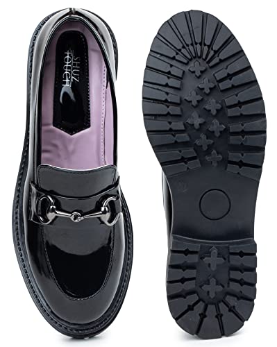 Buy Shuz Touch Women Fashion Comfirt Casual Chunkey Loafer