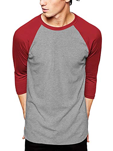 Ma Croix Essentials Camiseta Premium Raglán de Béisbol para Hombre, Manga 3/4 miniatura 1