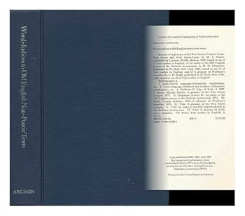 Word Indices to Old English Non-poetic Texts: Index to the Old English Glosses of the Durham Hymnarium