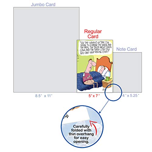 Nobleworks - Happy Father's Day Greeting Card Funny - Humor For Dad Or Stepdad, Notecard With Envelope - Dad Storytime C3579Fdg #TOP3