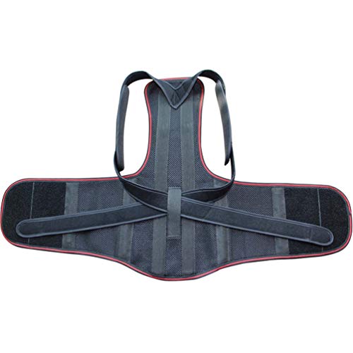 Correcteur de posture dos ajustable et lavable pour hommes et femmes