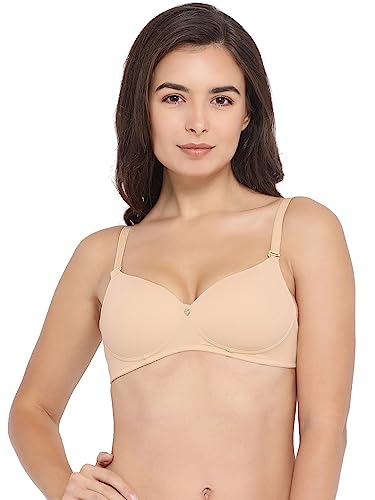 Image of Macrowoman W-Series Nine to Five Bra for Women in Cotton Poly Fabric, Seamless Wire-Free Full Coverage for Daily Comfort & Support