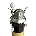 Produktbild Geschenkbox Bierflaschen Zinndeckel Wikinger-Hut Mückenschutz Mückenabwehr, mit Feder-Stahlklammer, passt auf schmale Bierflaschen