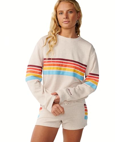 Rip Curl Damen Surf Revival Lockerer Pullover Rundhals Sweatshirt, XS