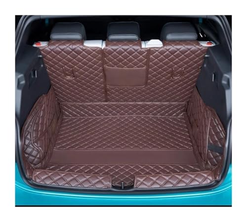Tapis de coffre voiture imperméable pour ID.4X 2022 2023 protection cuir PU