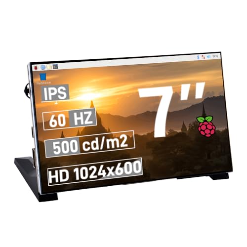FUJITEC FC-7A HD モニター HDMIケーブル付き @3556 Amazon | GeeekPi 7インチ 静電容量式タッチスクリーン