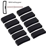 FitTurn Band Keeper Compatible with Garmin Vivoactive HR Fastener Ring Replacement Silicon Fastener Ring Connect Security Loop for Fintness Garmin Vivoactive HR Smartwatch Band Accessory 11 Pack