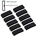 for Garmin Vivoactive HR Fastener Ring Replacement Silicon Fastener Ring Connect Security Loop for Fintness Garmin Vivoactive HR Smartwatch Band Accessory 10 Pack and 1 Free (11Pack/Black)